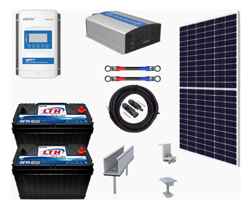 Kit Solar 2700 Watts, Batería Lth, Completo 