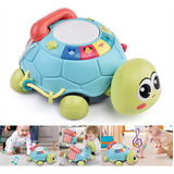 -music Crawling Turtle Sound Light, Tambor De Mano, Teléfono