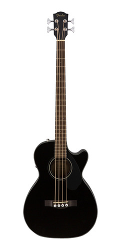 Fender Bajo Electro Acústico Negro Cb-60sce Acoustic Bass