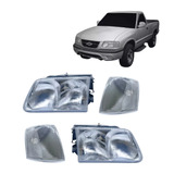 Par Farol Dianteiro S10 Blazer 95 96 97 98 99 2000 + Pisca 