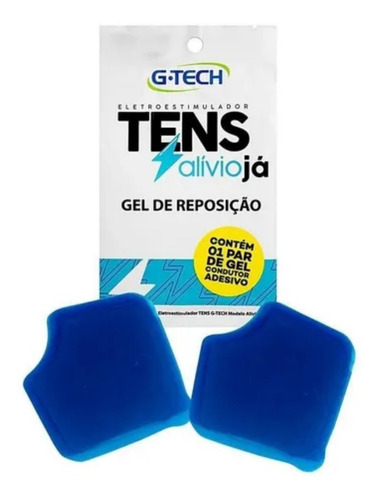 5 Gel Aparelho Fisioterapia Eletrochoque Gtech Tens Alíviojá