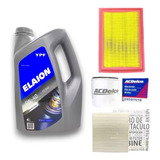 Kit 3 Filtros + Aceite Elaion F50 Chevrolet Onix Spin Prisma