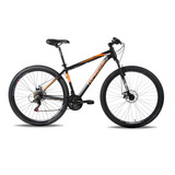 Mountain Bike Topmega Regal R29 S 21v Frenos De Disco Mecánico Cambios Sensah Mx7 Color Naranja  