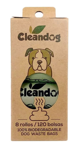 Cleandog Bolsas Biodegradables 120 Un