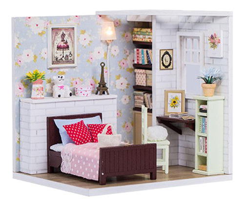 Diy Mini Dollhouse Muebles De En Miniatura Kit 1 24 House