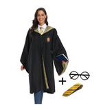Disfraz Capa Harry Potter 4 Casas Hogwarts Hufflepuff