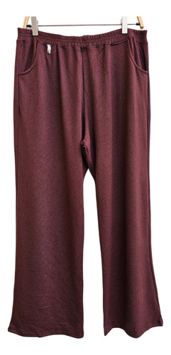 Pantalón Jogging Lanilla Recto Mujer Talle Grande Especial