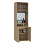 Mueble Bar Alto Prana 180 X 58 Rta Color Duna