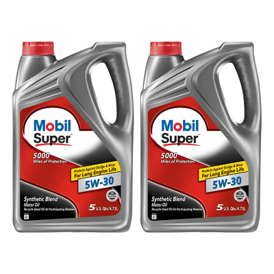 Pack X2 Aceite Mobil Super 5w-30 Semi Sintético 4.73l | Envío gratis