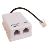 Filtro Adsl Teléfono Toma Rj 11 Telefónico Modem Splitter 