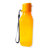 Garrafa De Agua Eco 500ml - Quadrada Laranja Tupperware 