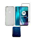 Capa Capinha Case + Pelicula 3d + Pel Camera Para Moto G71