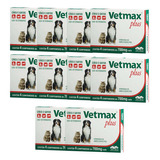 Vetmax Plus 700mg Vetnil 4 Comp. Cães E Gatos Kit Com 10