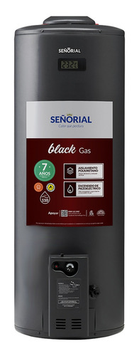 Termotanque A Gas Señorial 75 Litros Linea Black 2.0