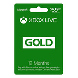 Microsoft   Live   Gold De 12 Meses