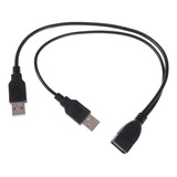 Usb 2.0 Dual Usb Y Divisor Hub Cable De Alimentación