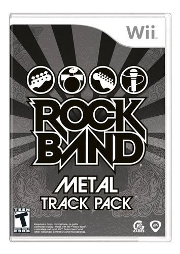 Rock Band Metal Track Pack Game Para Wii Nuevo