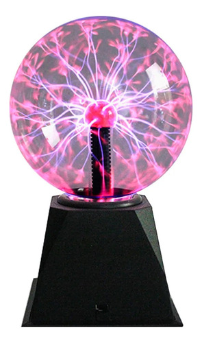 Esfera Bola De Plasma Lampara Rayos Interactiva Tacto Decora