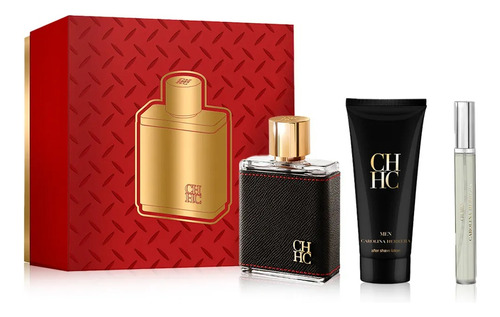 Set Carolina Herrera Ch Men Edt 100ml Premium