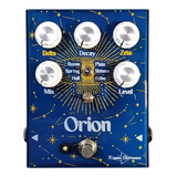 Pedal Orion Kappa Electronics (mult Reverb) Cor Azul