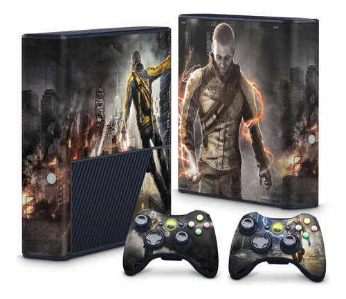 Skin Para Xbox 360 Super Slim Adesivo - Modelo 063