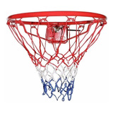 Aro Basket Basquet Con Red Nº7 45cm Reforzado Con Resorte