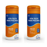 Kit Com 2 Fita Teste Cloro/ph/alcalinidade Nautilus