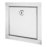 Tapa Puerta Llave De Paso Canilla Servicio 30x30 Acero Inox