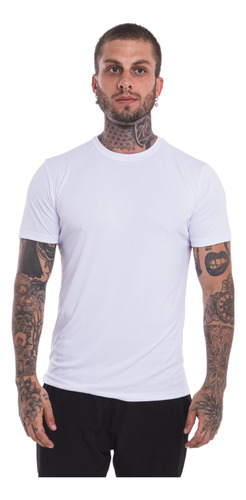 Blusa Dry Fit 100% Poliamida Malha Fria Corrida Masculina