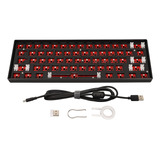 Kit De Bricolaje Para Teclado Mecánico De 61 Teclas, Soporte