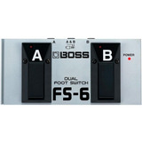 Pedal Boss Foot Switch Duplo Fs6 Efeitos - Footswitch Fs-6