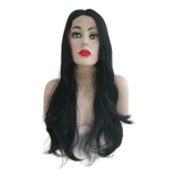 Peruca Lace Wig Front Weng 75 Cm Liso Human Hair Cod S708