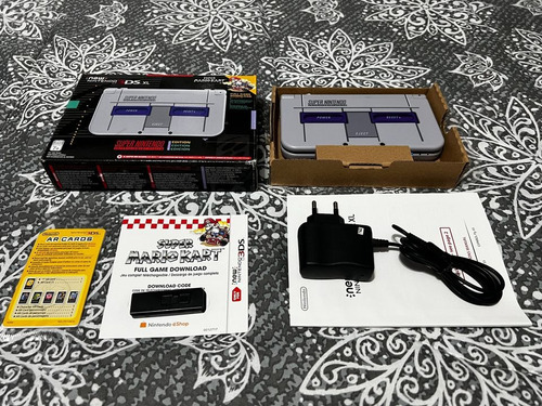 New 3ds Xl - Super Nintendo Edition - Snes - Desbloqueado - 128gb - 68 Jogos