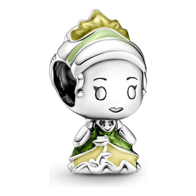 Charm Pandora Princesa Tiana Y El Sapo De Disney Color Plateado | Meses sin interés