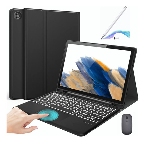 Funda Teclado Táctil +lápiz+mouse Para Galaxy Tab A9 Plus