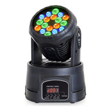 Luz Cabeza Móvil Robótico 18x3w Led Rgb Fiesta Disco