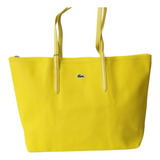 Bolsa Lacoste Tote Concept Amarillo Para Mujer