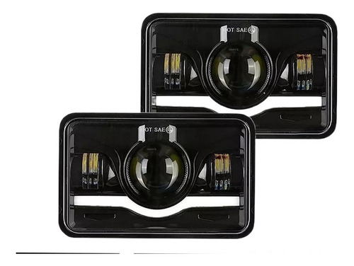 Faros Led 4x6'' Para Kenworth T800 T400 T600 W900b 120/132