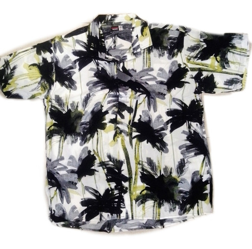 Camisa Hawaiana Hombre Tela Fibrana Talle 48-50-52