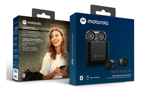 Audífonos Motorola Moto Buds 120 Bluetooth Nueva Linea 2022