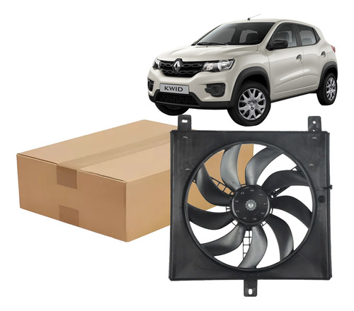 Eletro Ventilador Ventoinha Renault Kwid Connect 2017 A 2022