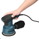 Lixadeira Orbital Eletrica 300w 220v Profissional 5pol Cor Azul/preto