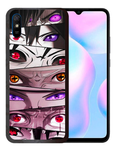 Funda Xiaomi Redmi 9c Sharingan Eyes Naruto Tpu Uso Rudo