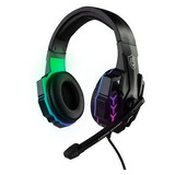 Diadema Audífonos Gamer Rgb Luces Krgm-5000 Pc Consola