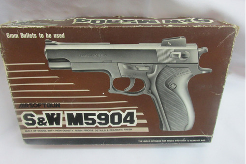 Pistola De Aire Comprimido  M5904 6 Mm  Smith And Wesson 