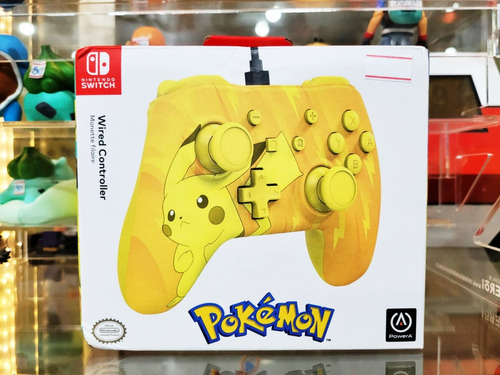 Controle C/ Fio Power-a P/ Nintendo Switch Static Pikachu Nw