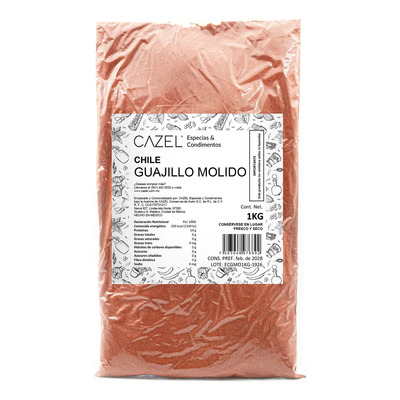 Chile Guajillo Molido En Polvo 1kg | MercadoLibre