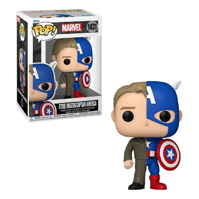 Funko Pop! Marvel: Split - Steve Rogers \u002F Capitan America | Envío gratis