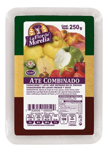 Ate Combinado De 250gr La Flor De Morelia 4 Pzas