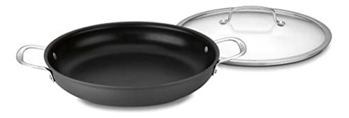 Sartén Cuisinart Contour 12  Con Tapa, Negro